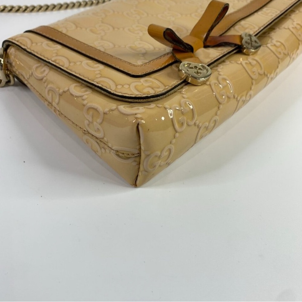 Gucci Patent Beige Shoulder Bag - Picture 14 of 16